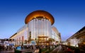 Siam paragon shopping center at night