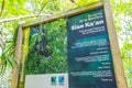 Sian Kaan National Park information entrance welcome sing board Mexico