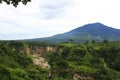 View of the Sianok canyon valley in Bukittinggi, West Sumatra Royalty Free Stock Photo