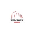 Red Rock Stone Arizona Logo Design