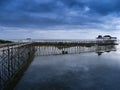 Siargao island stormy night sky philippines Royalty Free Stock Photo