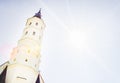 Siauliai Cathedral with blank space background