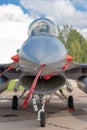 F-16 fighter jet aircraft at Siauliai Air Base