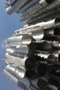 Sibelius Monument Copper tubes known Finnish composer in Helsinki. Author Eila Hiltunen Royalty Free Stock Photo