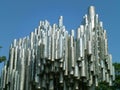 Sibelius Monument designed by Eila Hiltunen, dedicated to the Finnish composer Jean Sibelius, Sibelius Park, Helsinki, Finland