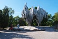 Architecture of Sibelius Monument in Helsinki, Finland