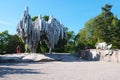 Architecture of Sibelius Monument in Helsinki, Finland