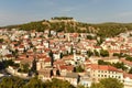 Sibenik cityscape with St. John`s fortress, Croatia Royalty Free Stock Photo