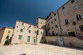 Sibenik Croatia old town during summer day Royalty Free Stock Photo