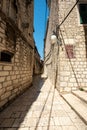 Sibenik Croatia old town during summer day Royalty Free Stock Photo