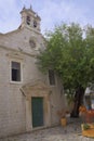 SIBENIK, CROATIA, 19 SEPTEMBER 2020:The medieval Saint Nicholas Church in Sibenik.