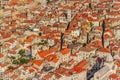 Sibenik old town aerial