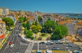 Sibenik panoramic view of the Stjepana Radica street