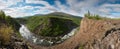 Siberia. Canyon of Neral river. Panorama Royalty Free Stock Photo