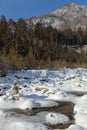 Siberia, Eastern Sayan mountains, the Kyngarga river winter land
