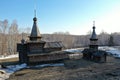 Siberia 20-04-2020 Novosibirsk history wooden church