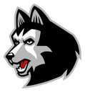 Siberian husky dog mascot