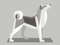 Siberian laika minimalist image