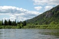 The Siberian mountain river Mana