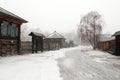 Siberian urban-type settlement Shushenskoye