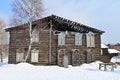 Siberian Wooden House at Taltsy Wooden Architecture and Ethnographic Museum