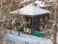 Siberian wooden house