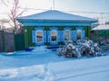 Siberian wooden house