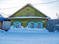 Siberian wooden house