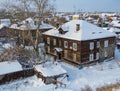 Siberian wooden houses