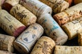 Old Used corks plugs from different countries