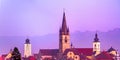 Sibiu, cityscape, Transylvania, Romania Royalty Free Stock Photo