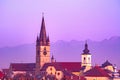 Sibiu, cityscape, Transylvania, Romania Royalty Free Stock Photo