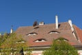 Sibiu eye in the roofs, Transylvania, Royalty Free Stock Photo