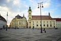 Sibiu Hermannstadt plaza Royalty Free Stock Photo