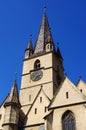 Sibiu Lutheran Cathedral, Romania Royalty Free Stock Photo