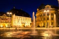 Sibiu - night view Royalty Free Stock Photo