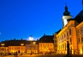 Sibiu - night view Royalty Free Stock Photo