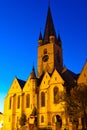 Sibiu - night view Royalty Free Stock Photo