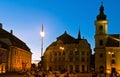 Sibiu - night view Royalty Free Stock Photo