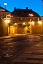 Sibiu - night view Royalty Free Stock Photo