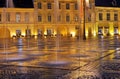 Sibiu Night View, Romania Royalty Free Stock Photo