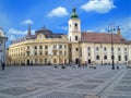 Sibiu plaza Royalty Free Stock Photo