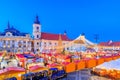 Sibiu, Romania. Christmas Market Royalty Free Stock Photo