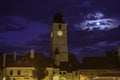 Sibiu, romania, europe, the small square foreshortened Royalty Free Stock Photo