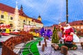 Sibiu, Romania - Famous Christmas Market in Europe Royalty Free Stock Photo