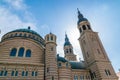 Sibiu, Romania - Holy Trinity Cathedral on a sunny summer day in Sibiu, Romania