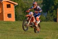 SIBIU, ROMANIA - JULY 18: Andreas Lettenbichler competing in Red Bull ROMANIACS Hard Enduro Rally with a KTM 300EXC Factory