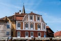 Small square, Luxemburg house hotel Royalty Free Stock Photo