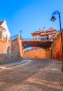 Sibiu, Romania: Liars Bridge in the Small Square Royalty Free Stock Photo