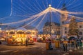 Sibiu, Romania - 27 November 2017: Christmas Market in Sibiu ma Royalty Free Stock Photo